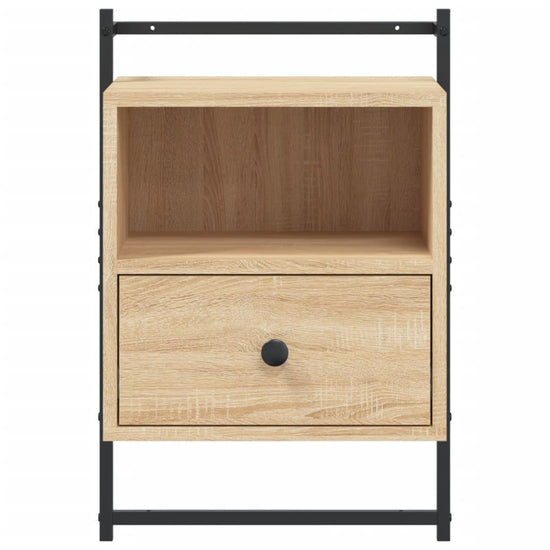 Nachtkastjes 2 st wandgemonteerd 40x30x61 cm hout sonoma eiken MeubelReus