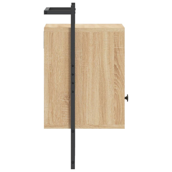 Nachtkastjes 2 st wandgemonteerd 40x30x61 cm hout sonoma eiken MeubelReus
