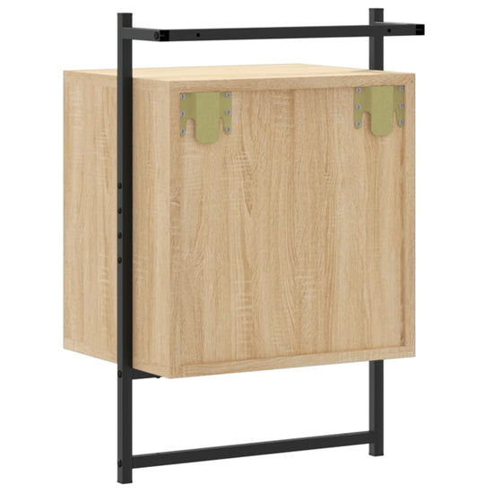 Nachtkastjes 2 st wandgemonteerd 40x30x61 cm hout sonoma eiken MeubelReus