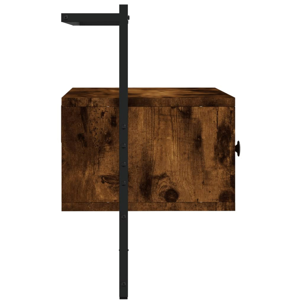 Tv-meubel wandgemonteerd 60,5x30x51 cm hout gerookt eikenkleur MeubelReus