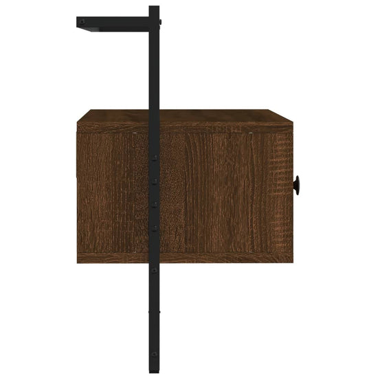 Tv-meubel wandgemonteerd 60,5x30x51 cm hout bruin eikenkleur MeubelReus