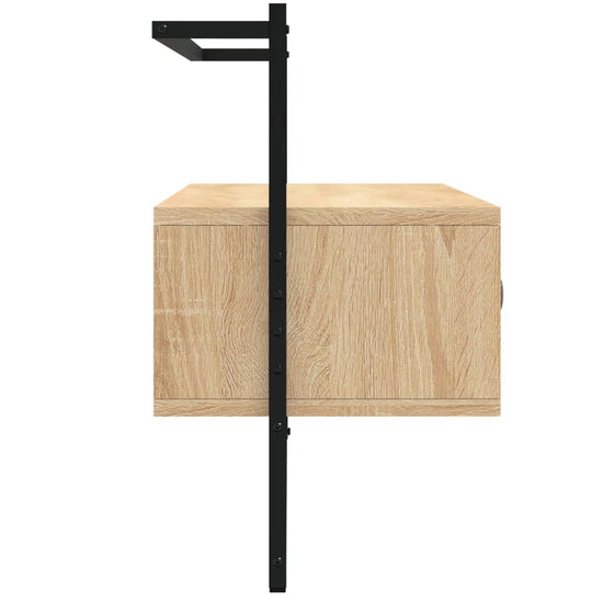 Tv-meubel wandgemonteerd 100,5x30x51 cm hout sonoma eikenkleur MeubelReus