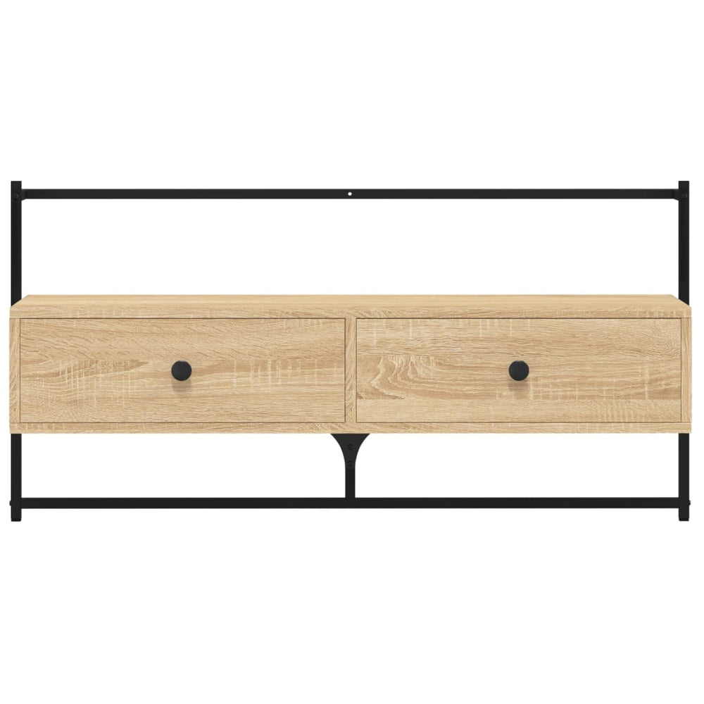 Tv-meubel wandgemonteerd 100,5x30x51 cm hout sonoma eikenkleur MeubelReus