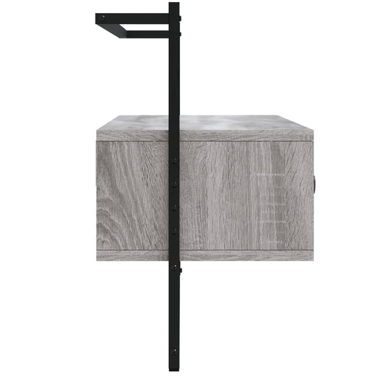 Tv-meubel wandgemonteerd 100,5x30x51 cm hout grijs sonoma eiken MeubelReus