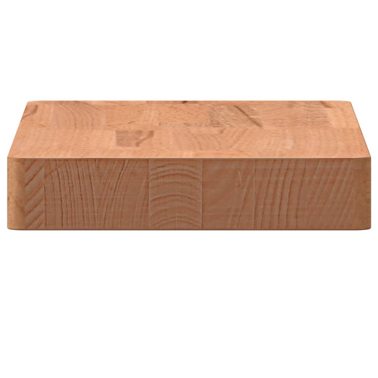 Wandschap 40x20x4 cm massief beukenhout