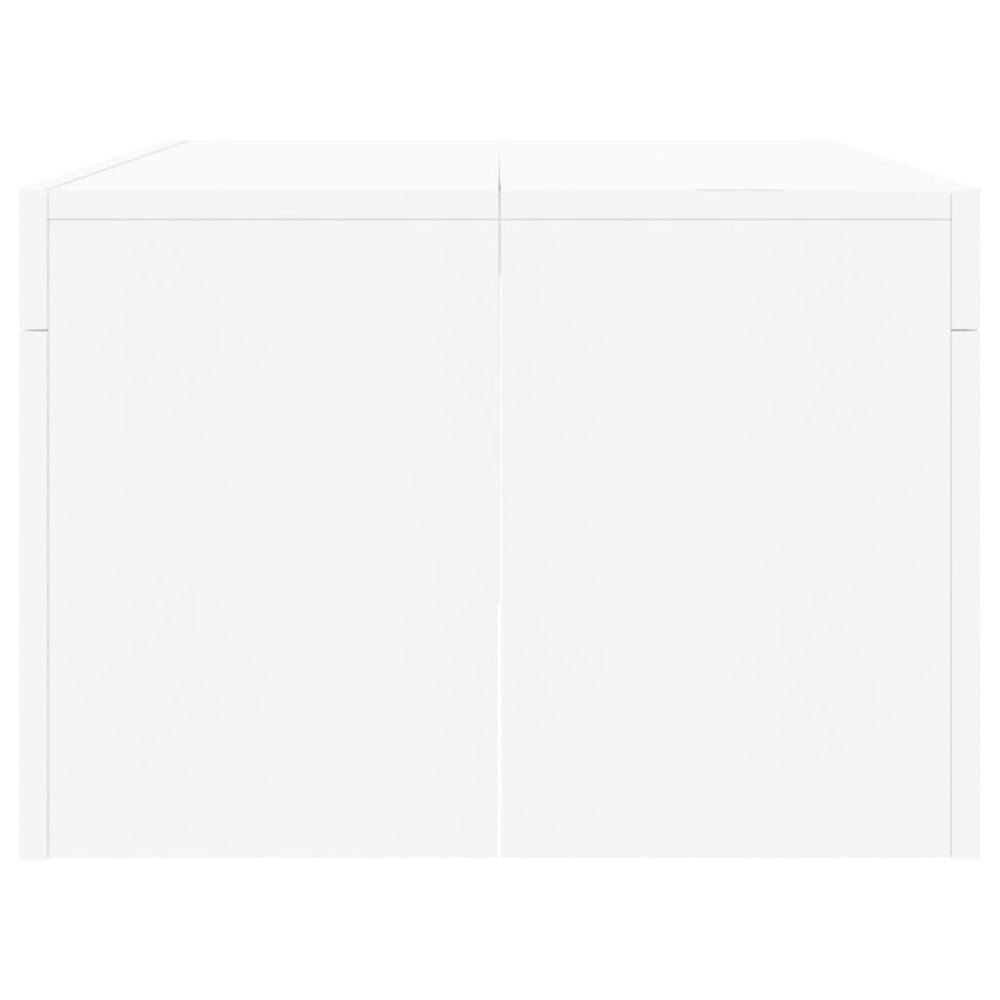 Salontafel 102x50x36 cm bewerkt hout wit MeubelReus