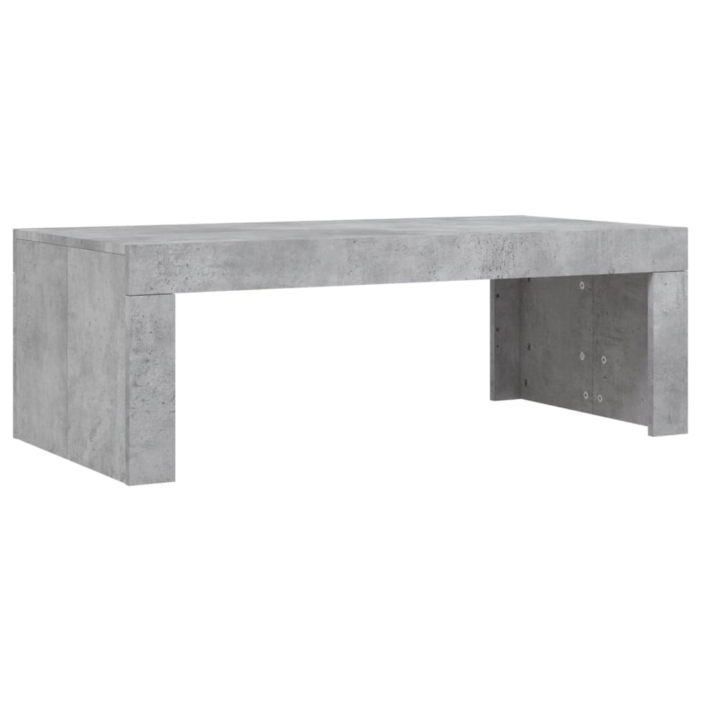 Salontafel 102x50x36 cm bewerkt hout betongrijs MeubelReus