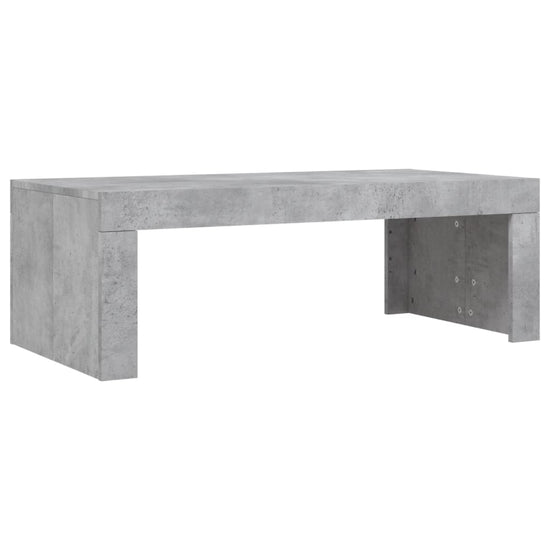 Salontafel 102x50x36 cm bewerkt hout betongrijs MeubelReus