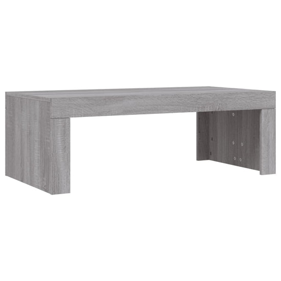Salontafel 102x50x36 cm bewerkt hout grijs sonoma eikenkleurig MeubelReus