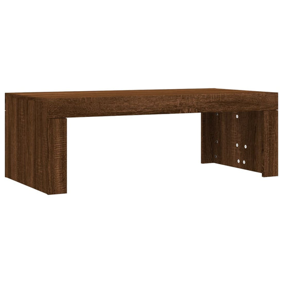 Salontafel 102x50x36 cm bewerkt hout bruin eikenkleur MeubelReus