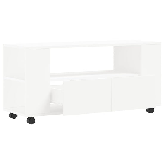 Tv-meubel 102x34,5x43 cm bewerkt hout wit MeubelReus