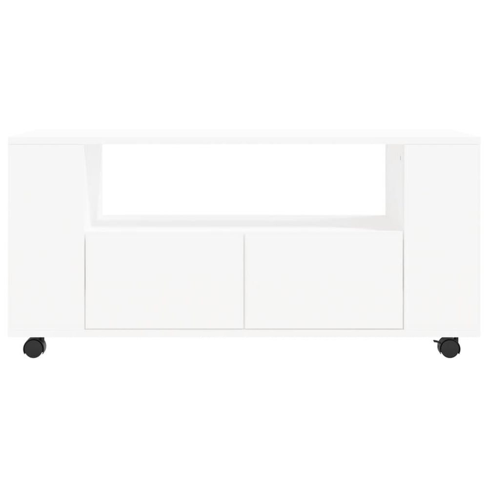 Tv-meubel 102x34,5x43 cm bewerkt hout wit MeubelReus