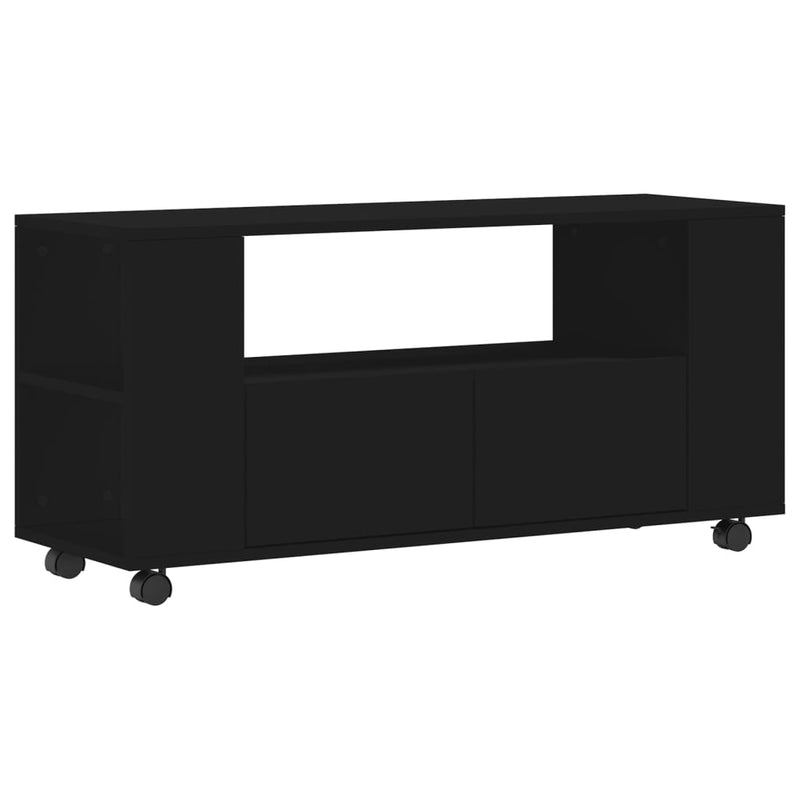 Tv-meubel 102x34,5x43 cm bewerkt hout zwart MeubelReus