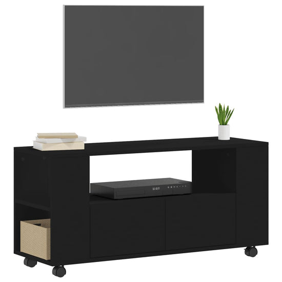 Tv-meubel 102x34,5x43 cm bewerkt hout zwart MeubelReus