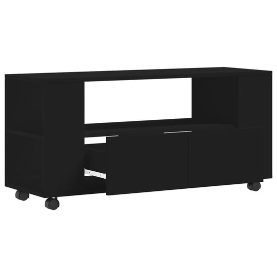 Tv-meubel 102x34,5x43 cm bewerkt hout zwart MeubelReus