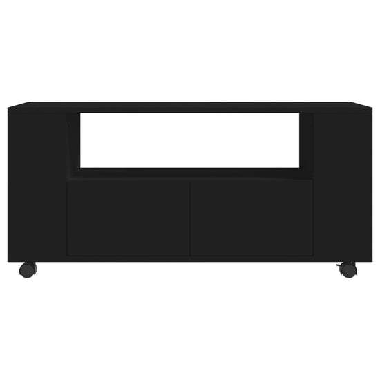 Tv-meubel 102x34,5x43 cm bewerkt hout zwart MeubelReus