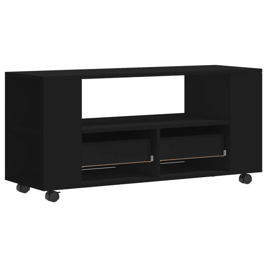 Tv-meubel 102x34,5x43 cm bewerkt hout zwart MeubelReus