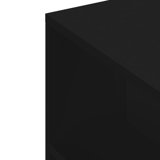 Tv-meubel 102x34,5x43 cm bewerkt hout zwart MeubelReus