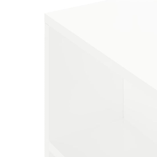Tv-meubel 102x34,5x43 bewerkt hout hoogglans wit MeubelReus