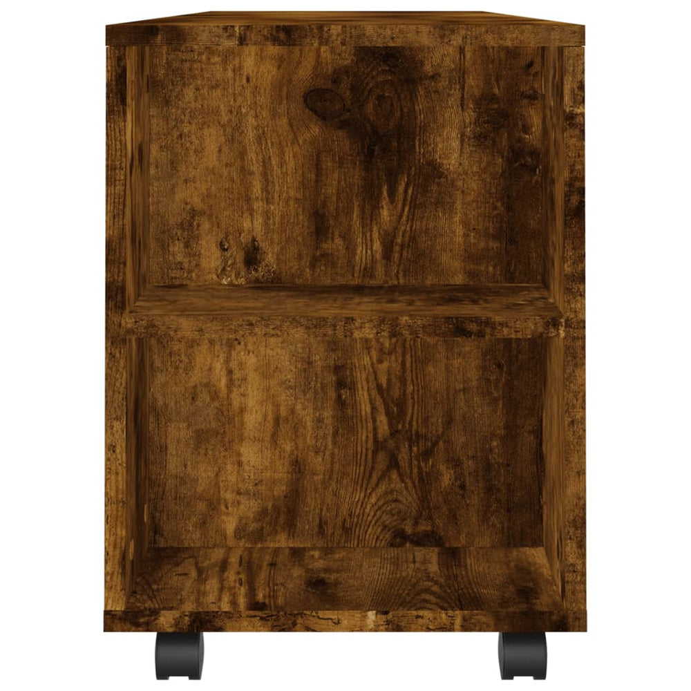 Tv-meubel 102x34,5x43 cm bewerkt hout gerookt eikenkleurig MeubelReus