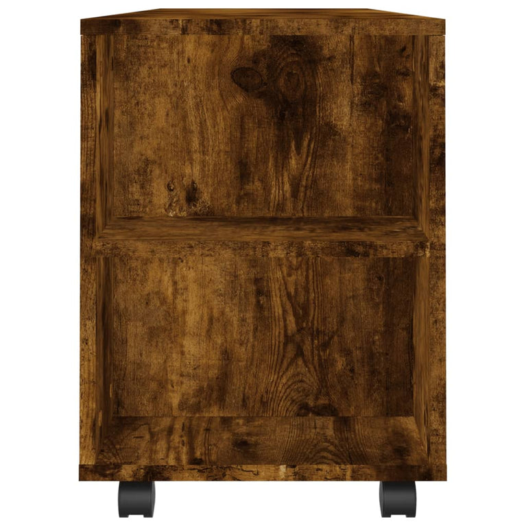 Tv-meubel 102x34,5x43 cm bewerkt hout gerookt eikenkleurig MeubelReus