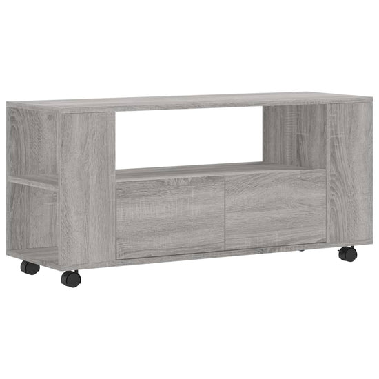 Tv-meubel 102x34,5x43 cm bewerkt hout grijs sonoma eikenkleurig MeubelReus
