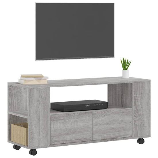 Tv-meubel 102x34,5x43 cm bewerkt hout grijs sonoma eikenkleurig MeubelReus