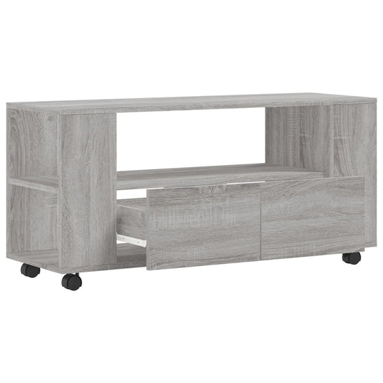 Tv-meubel 102x34,5x43 cm bewerkt hout grijs sonoma eikenkleurig MeubelReus