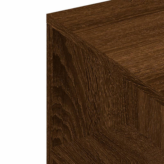 Tv-meubel 102x34,5x43 cm bewerkt hout bruin eikenkleur MeubelReus