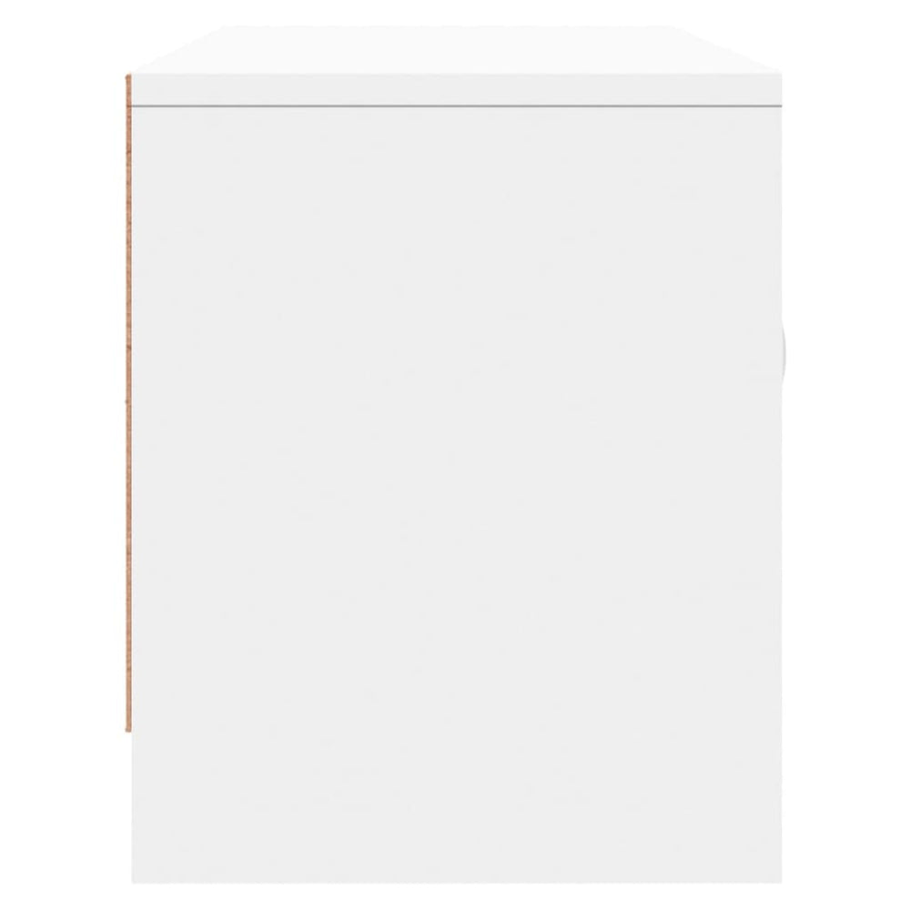 Tv-meubel 102x30x37,5 cm bewerkt hout wit MeubelReus