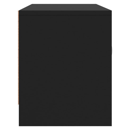 Tv-meubel 102x30x37,5 cm bewerkt hout zwart MeubelReus