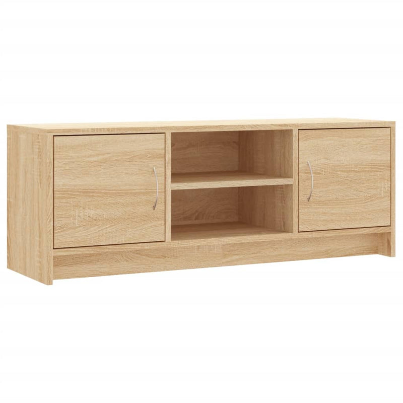 Tv-meubel 102x30x37,5 cm bewerkt hout sonoma eikenkleurig MeubelReus