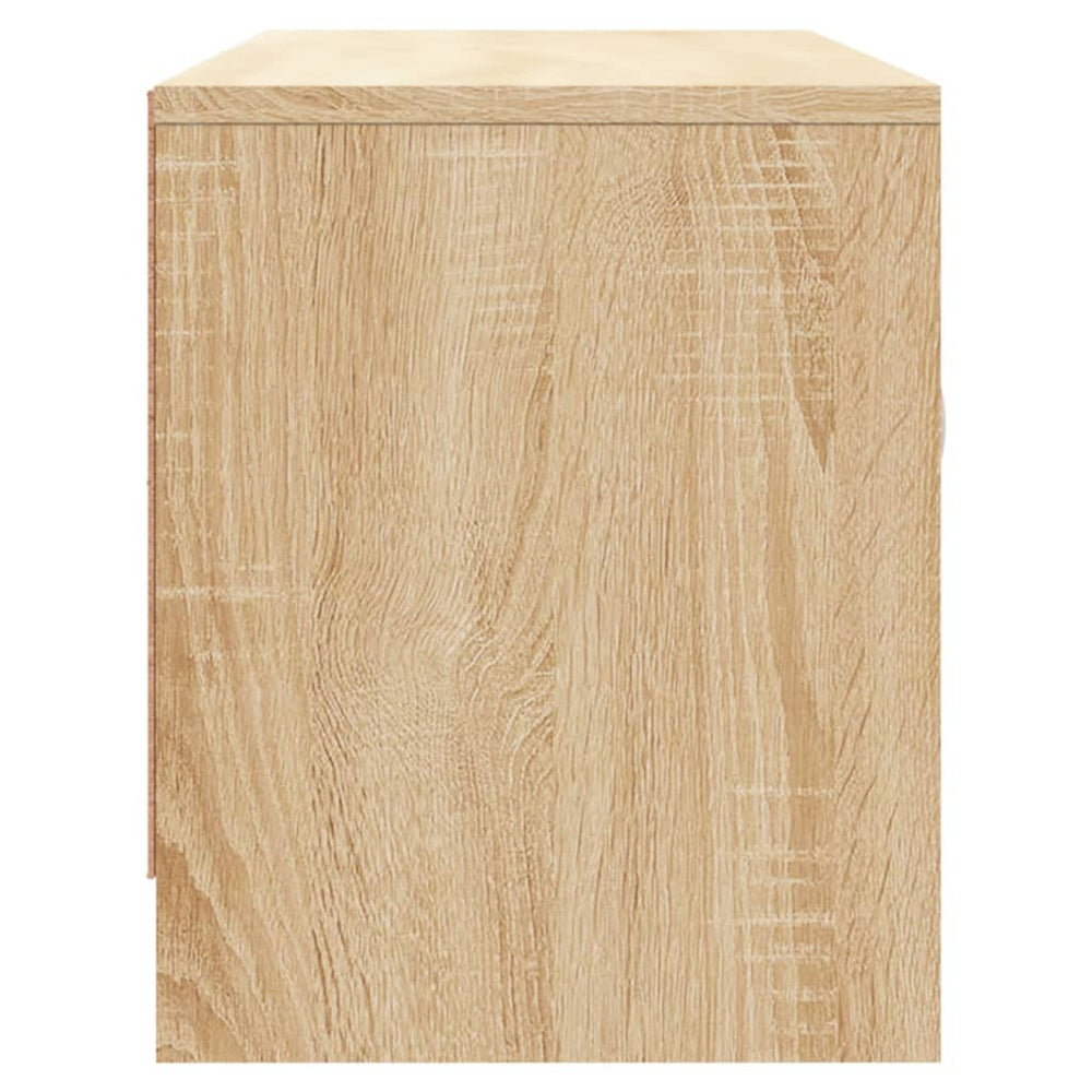 Tv-meubel 102x30x37,5 cm bewerkt hout sonoma eikenkleurig MeubelReus