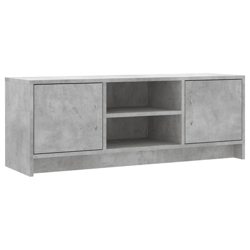 Tv-meubel 102x30x37,5 cm bewerkt hout betongrijs MeubelReus