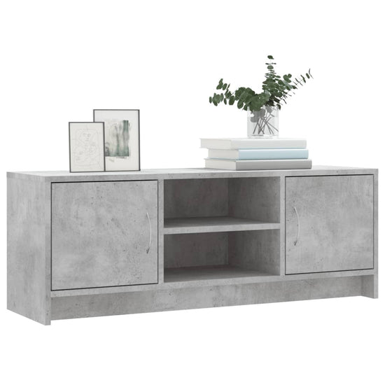 Tv-meubel 102x30x37,5 cm bewerkt hout betongrijs MeubelReus