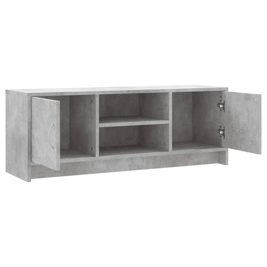 Tv-meubel 102x30x37,5 cm bewerkt hout betongrijs MeubelReus