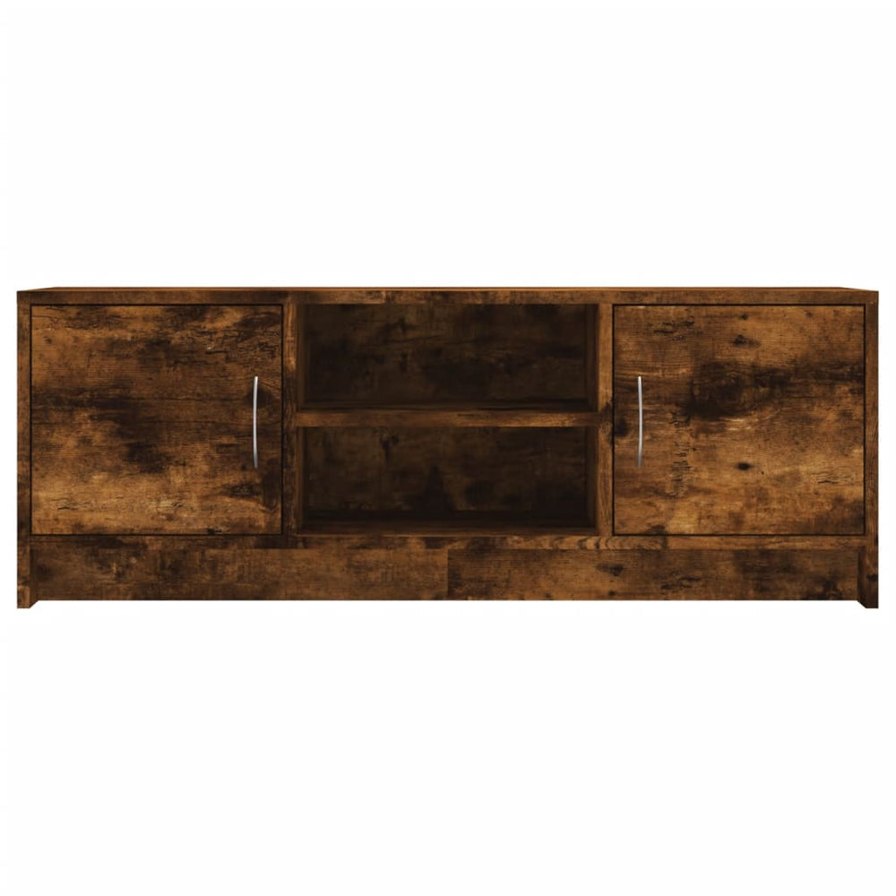 Tv-meubel 102x30x37,5 cm bewerkt hout gerookt eikenkleurig MeubelReus