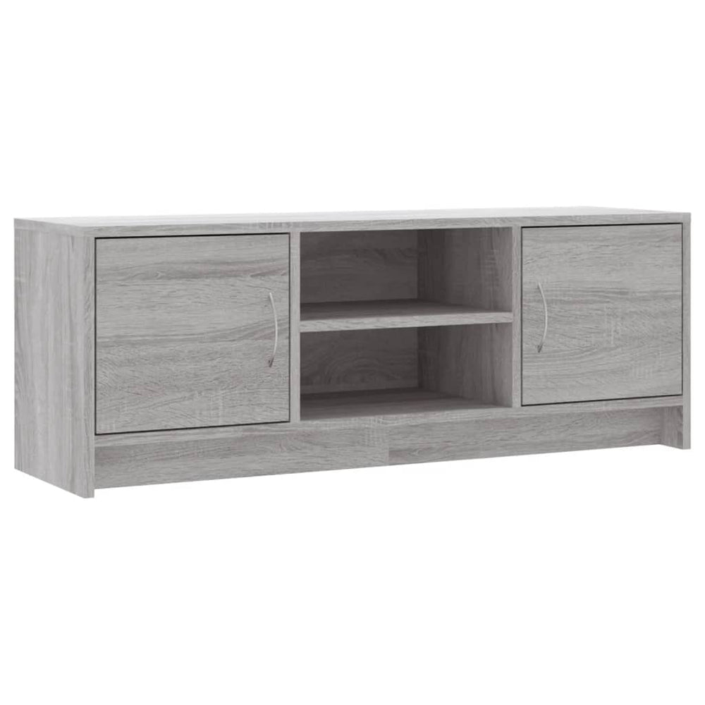 Tv-meubel 102x30x37,5 cm bewerkt hout grijs sonoma eikenkleurig MeubelReus