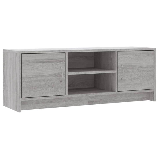 Tv-meubel 102x30x37,5 cm bewerkt hout grijs sonoma eikenkleurig MeubelReus