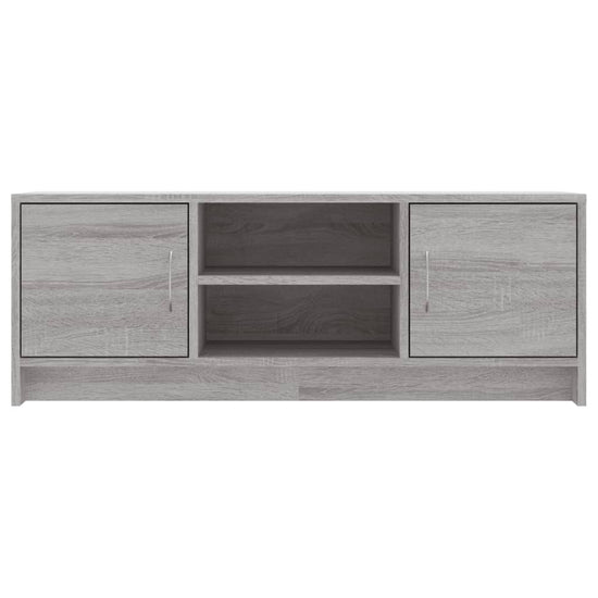 Tv-meubel 102x30x37,5 cm bewerkt hout grijs sonoma eikenkleurig MeubelReus