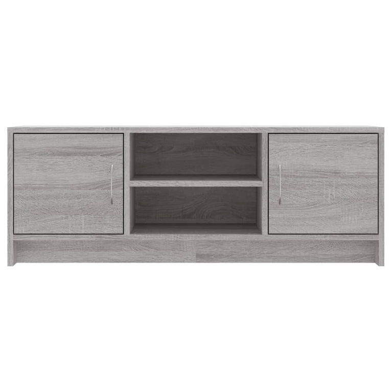 Tv-meubel 102x30x37,5 cm bewerkt hout grijs sonoma eikenkleurig MeubelReus