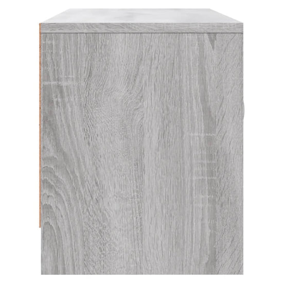 Tv-meubel 102x30x37,5 cm bewerkt hout grijs sonoma eikenkleurig MeubelReus