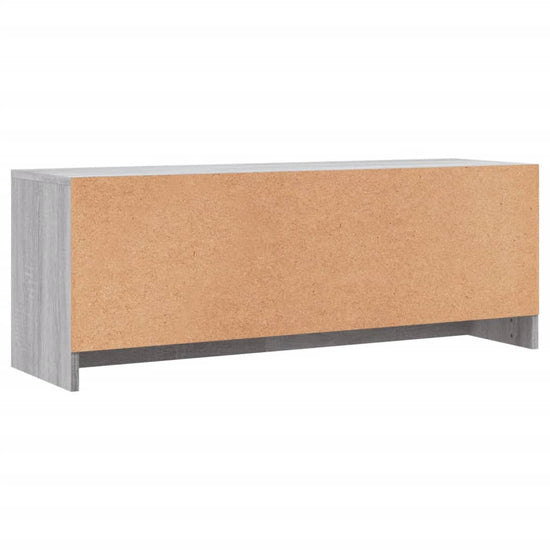 Tv-meubel 102x30x37,5 cm bewerkt hout grijs sonoma eikenkleurig MeubelReus