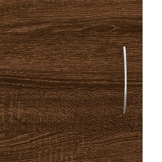 Tv-meubel 102x30x37,5 cm bewerkt hout bruin eikenkleur MeubelReus