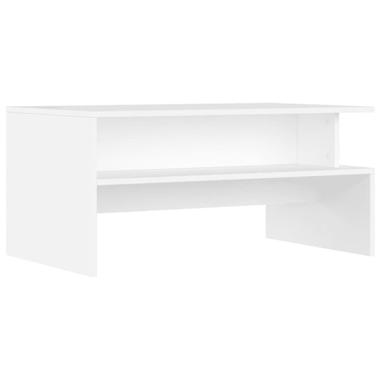Salontafel 90x55x42,5 cm bewerkt hout wit MeubelReus