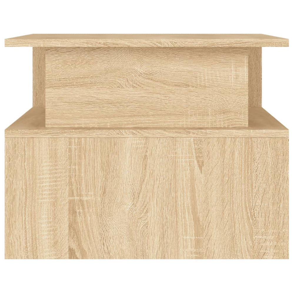 Salontafel 90x55x42,5 cm bewerkt hout sonoma eikenkleurig MeubelReus