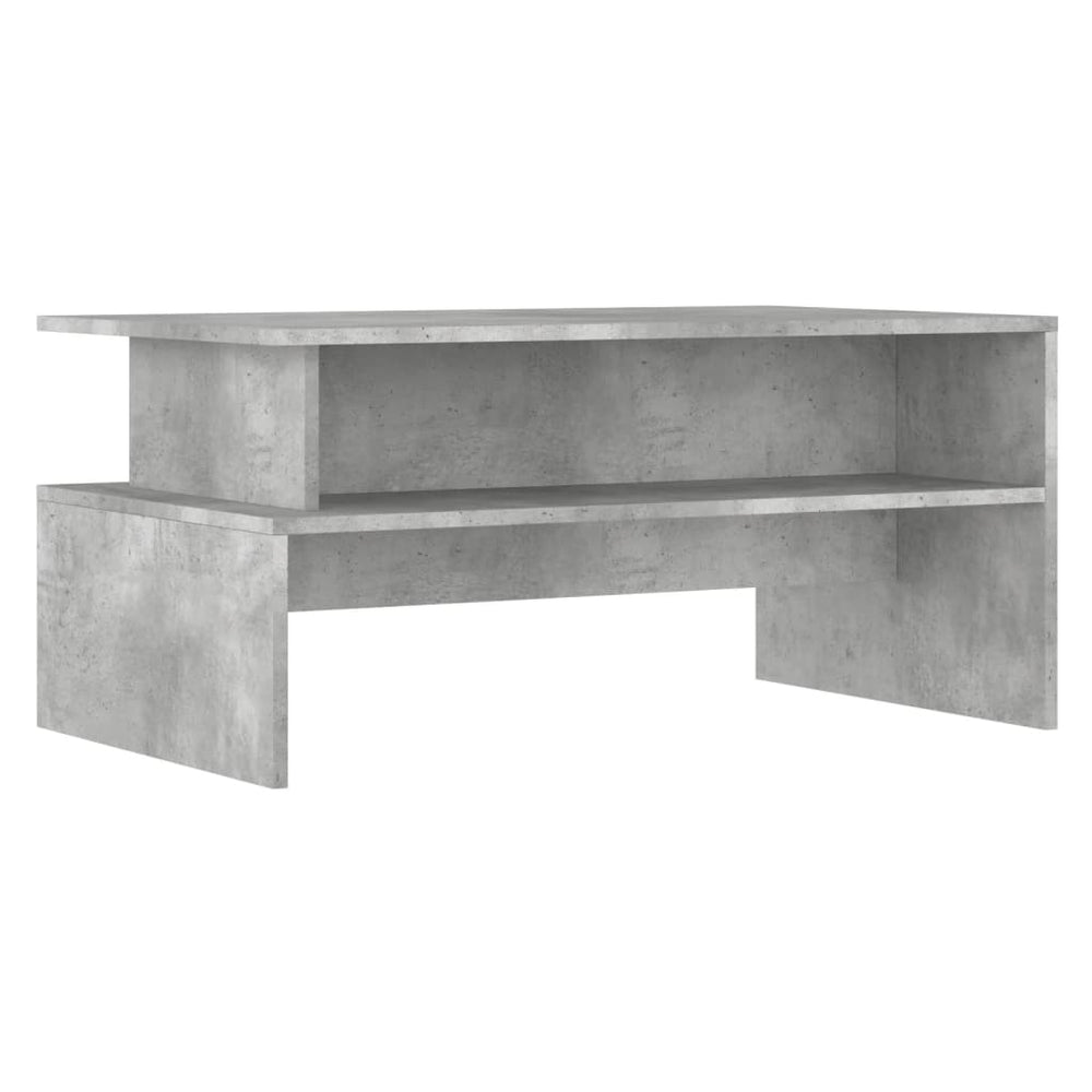 Salontafel 90x55x42,5 cm bewerkt hout betongrijs MeubelReus