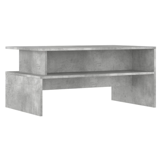 Salontafel 90x55x42,5 cm bewerkt hout betongrijs MeubelReus