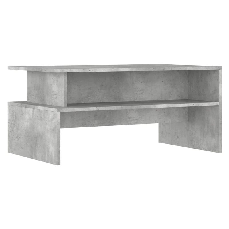 Salontafel 90x55x42,5 cm bewerkt hout betongrijs MeubelReus
