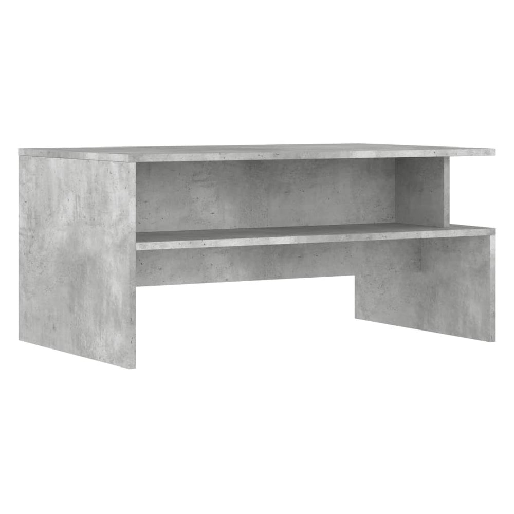 Salontafel 90x55x42,5 cm bewerkt hout betongrijs MeubelReus